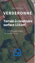 Terrain à bâtir à la vente